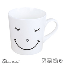 Tasse de 11oz avec la conception de décalque de visage drôle